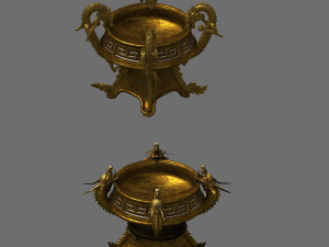 center incense burner-brazier 06 3D Model