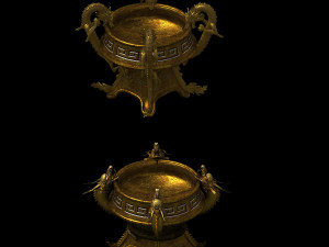 center incense burner-brazier 06 3D 模型