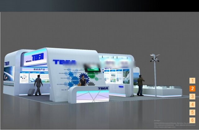exhibition area 12x12 3dmax2009 3D 모델 .c4d .max .obj .3ds .fbx .stl .blend 
