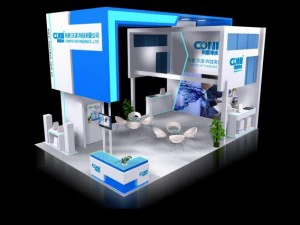 area stand espositivo 9x6 3dmax2009 Modello 3D