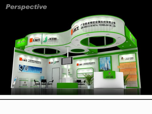 exhibition booth area 9x6 3dmax2009 Modelo 3D .c4d .max .obj .3ds .fbx .stl .blend 