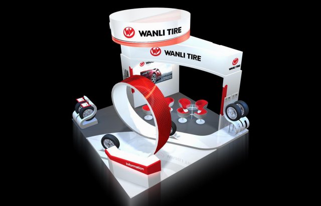 exhibition booth area 6x6 3dmax2009 3Dモデル .c4d .max .obj .3ds .fbx .stl .blend 