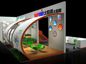 exhibition booth area 15x8 3dmax2009 Model 3D
