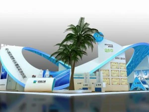 exhibition booth area 12x15 3dmax2009 3D Model