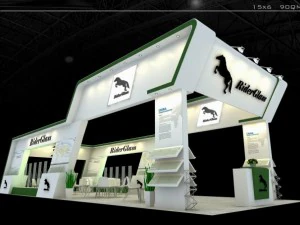 exhibition area 15x6 3dmax2009 3D Model