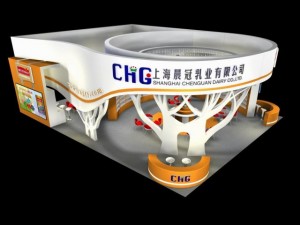 exhibition area 15x12 3dmax2009 Modelo 3D