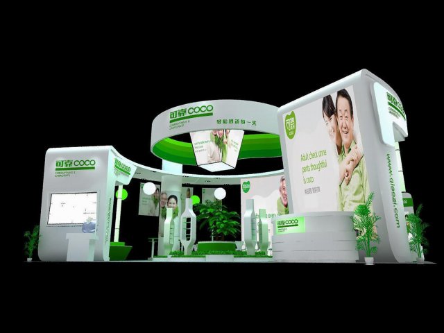 exhibition area 12x15 3dmax2009 3D मॉडल .c4d .max .obj .3ds .fbx .stl .blend 