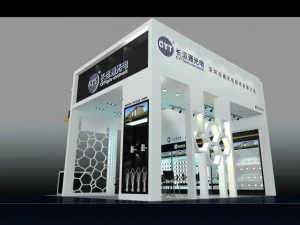 exhibition booth area 6x6 3dmax2009 3D Model