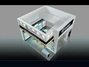 exhibition booth area 6x6 3dmax2009 3D Model