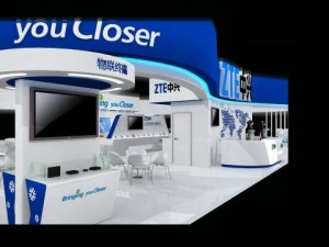 exhibition booth area 22x15 3dmax2009 3D Model