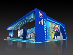 exhibition booth area 24x16 3dmax2009 3D Model