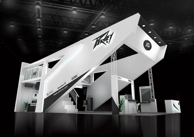 exhibition booth area 12x6 3dmax2009 3D 모델 .c4d .max .obj .3ds .fbx .stl .blend 