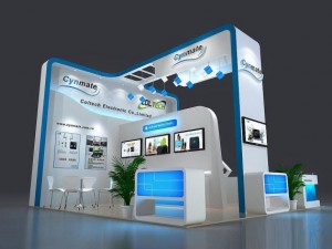 exhibition booth area 6x6 3dmax2009 Modelo 3D