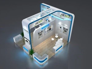 exhibition booth area 6x6 3dmax2009 3D Model
