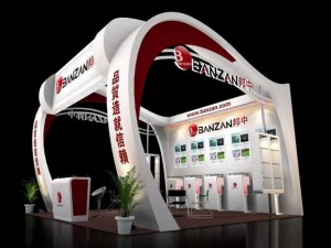 प्रदर्शनी बूथ क्षेत्र 6x6 3dmax2009 3D मॉडल