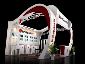exhibition booth area 6x6 3dmax2009 3D Model