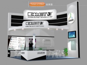 exhibition booth area 6x6 3dmax2009 Modelo 3D