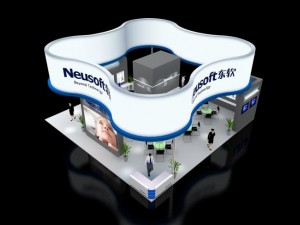 exhibition booth area 9x9 3dmax2009 3D मॉडल