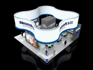 exhibition booth area 9x9 3dmax2009 3D Model