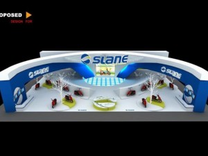 exhibition booth area 30x18 3dmax2009 Model 3D