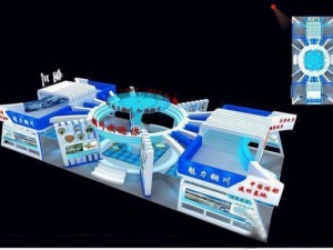 exhibition booth area 30x15 3dmax2009 3D-Modell