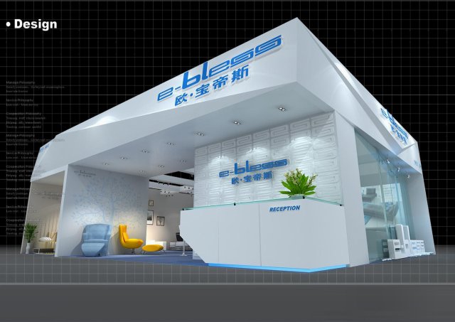 exhibition booth area 10x12 3dmax2009 Modelo 3D .c4d .max .obj .3ds .fbx .stl .blend 
