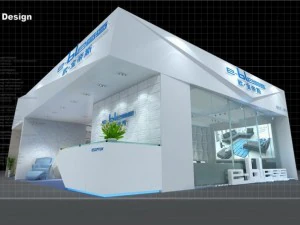 exhibition booth area 10x12 3dmax2009 3D Model