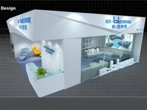 exhibition booth area 10x12 3dmax2009 3D Model