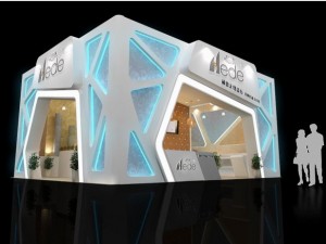 exhibition booth area 9x8 3dmax2009 Modelo 3D