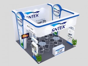 exhibition booth area 6x6 3dmax2009 Modelo 3D