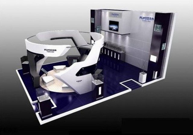exhibition booth area 9x6 3dmax2009 3D 模型 .c4d .max .obj .3ds .fbx .stl .blend 