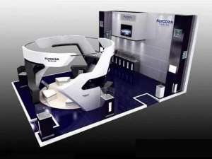 exhibition booth area 9x6 3dmax2009 3D Model