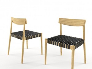 wooden chair sl0612 Modelo 3D