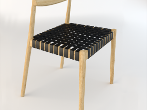 wooden chair sl0612 Model 3D