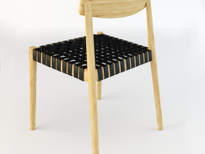 wooden chair sl0612 Model 3D