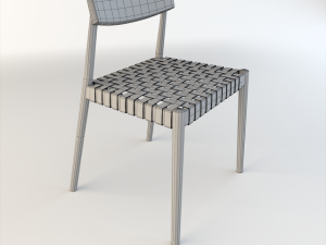 wooden chair sl0612 Model 3D