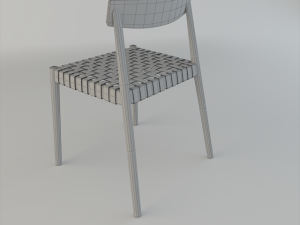 wooden chair sl0612 Model 3D