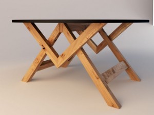 low table for presentation Modelo 3D