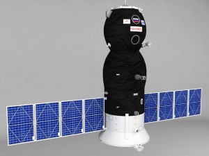 spaceship progress soyuz Modello 3D