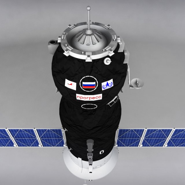 spaceship progress soyuz Modello 3D .c4d .max .obj .3ds .fbx .stl .blend 