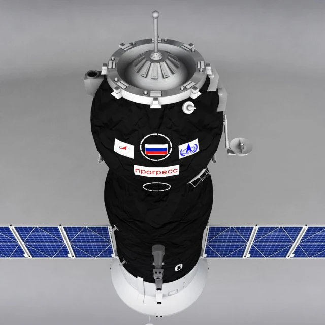 Progresso dell'astronave Soyuz Modello 3D .c4d .max .obj .3ds .fbx .stl .blend 