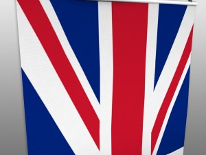 sport podium metal flags 3D 모델