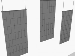 sport podium metal flags 3D Model