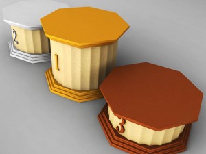 old greece sport podium 3D Model