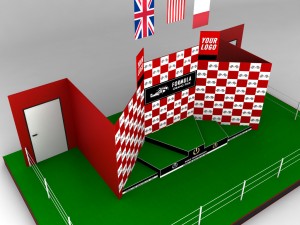 formula one sport podium Modelo 3D