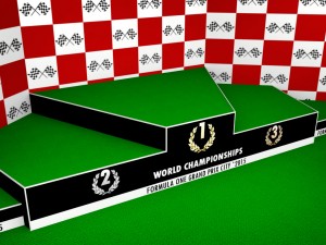 formula one sport podium Modelo 3D