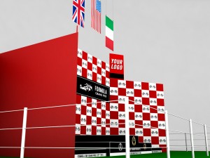 formula one sport podium Modelo 3D