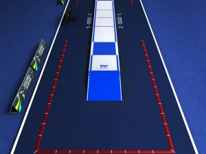 fencing piste arena 3D Model