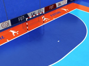 futsal court arena Modèle 3D