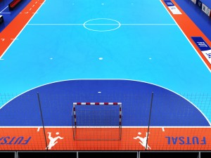 futsal court arena Modèle 3D